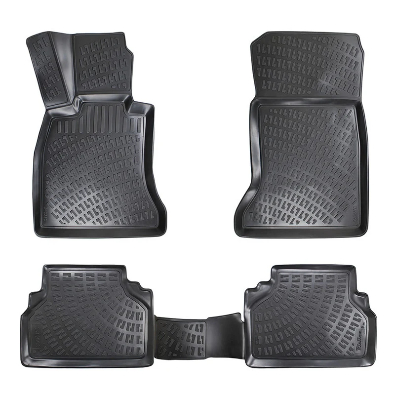Set covorase auto cauciuc tip tavita pentru bmw 5 vi f10 / f11 / f07 / f18 2010-2013