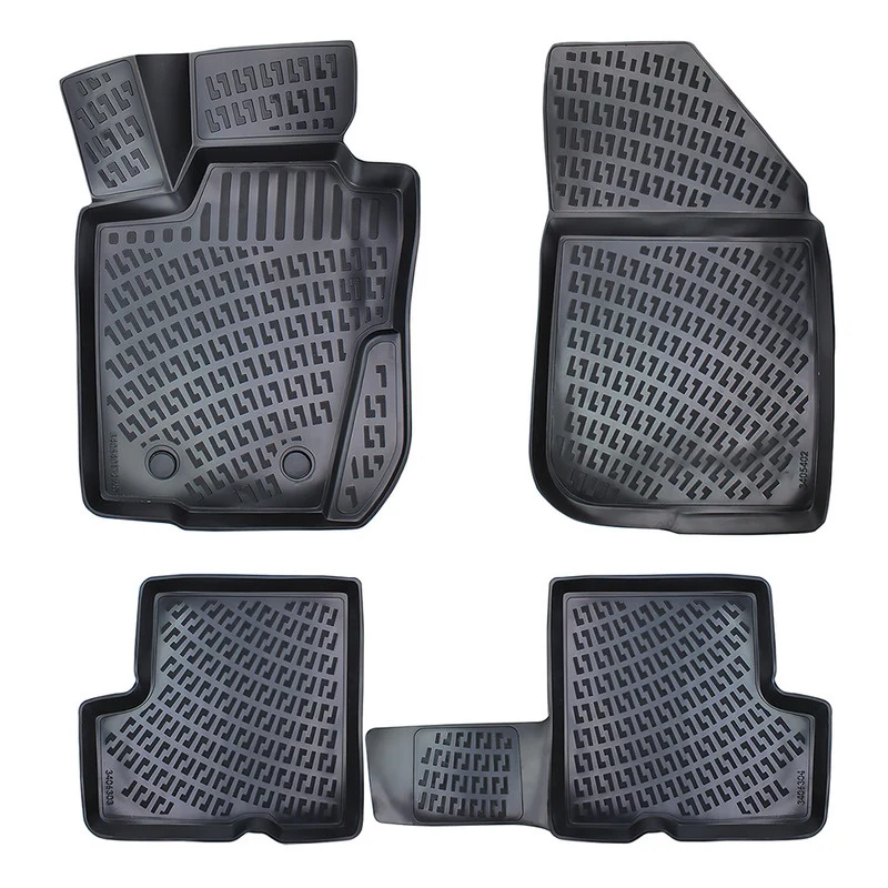Set covorase auto cauciuc tip tavita pentru dacia duster 4x2 (hm) 2017-2022