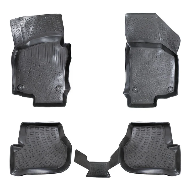 Set covorase auto cauciuc tip tavita pentru vw golf 6 2008-2012