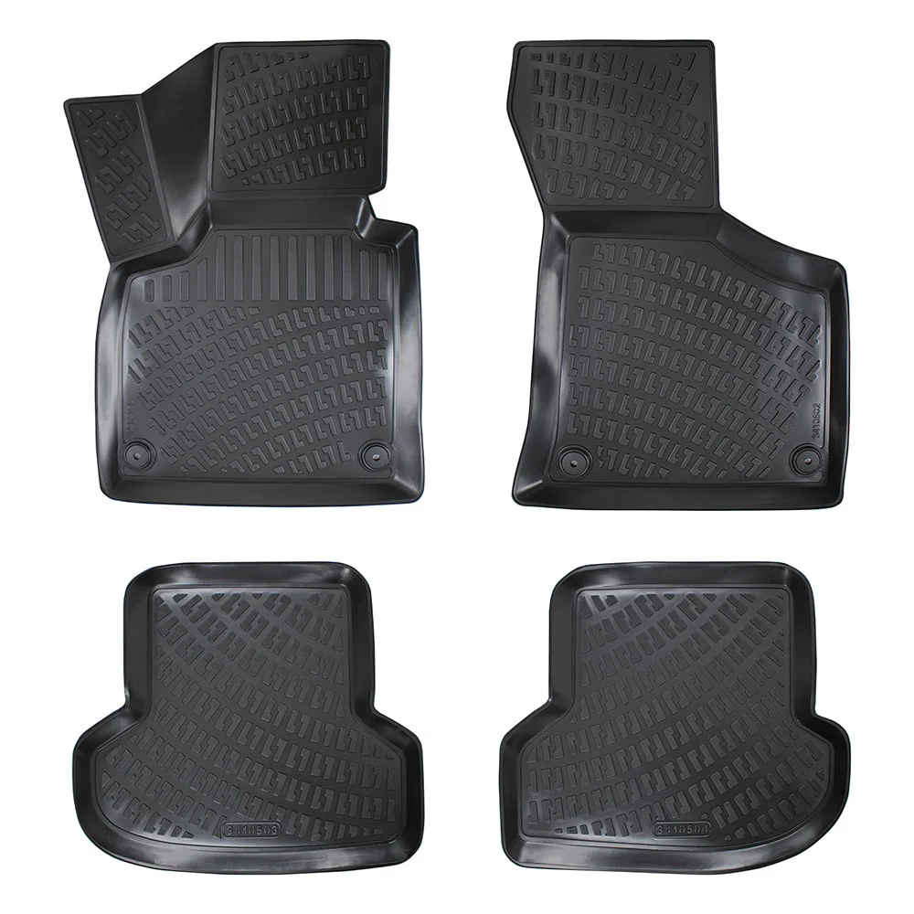 Set covorase auto tip tavita cauciuc pentru audi a3 (8pa) ii 2003-2013