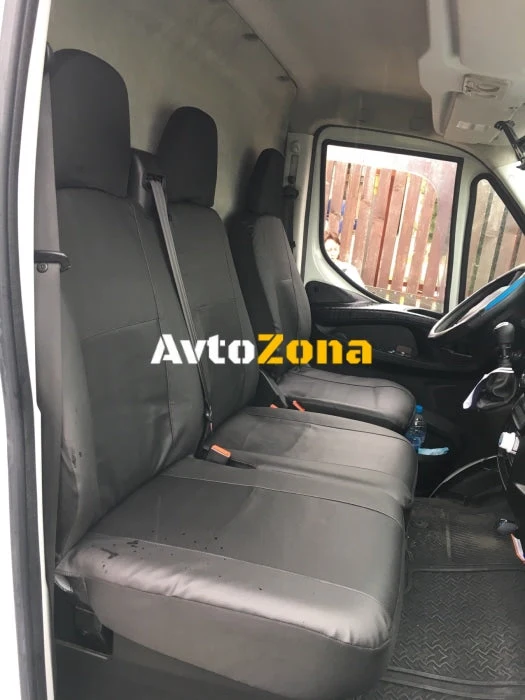 Set de huse pentru scaune, tapițerie, 2+1 scaune, pentru Iveco Iveco Daily 2016+, Eco Leather