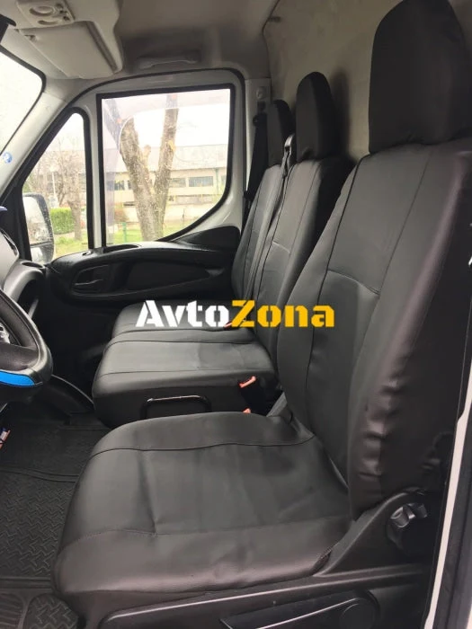 Set de huse pentru scaune, tapițerie, 2+1 scaune, pentru Iveco Iveco Daily 2016+, Eco Leather