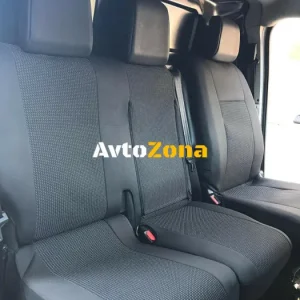 2+1 set de huse / tapițerii - cusute special pentru Peugeot Expert 2017+ - se potrivesc perfect - cu deschidere pentru bar...