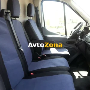 2+1 set de huse / tapițerii - cusute special pentru Ford Transit 2013+ - se potrivesc perfect - cu deschidere pentru bara...