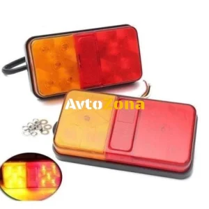 Set de lămpi de stop cu LED 12V 24V Volt camioneta TIR trailer