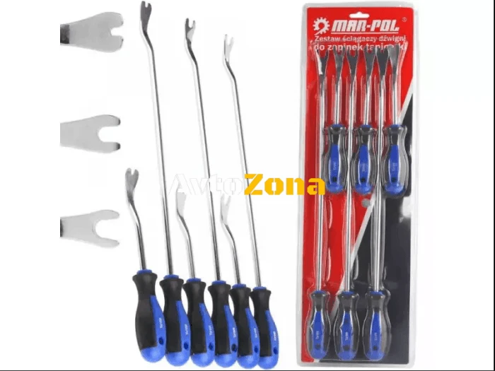Set de unelte pentru îndepărtarea clemelor/pielițelor din 6 piese