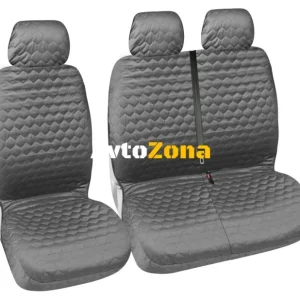 Set universal 2+1 huse/tapete pentru dubiță - material textil moale - gri