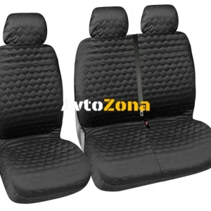 Set universal 2+1 huse/tapete pentru dubiță - material textil moale - negru