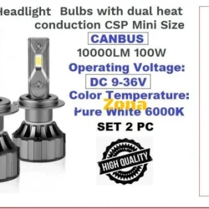 Sistem LED -V20 canbus-H7 -100W (2 buc.)