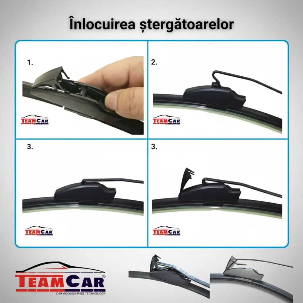 Stergatoare Mercedes Vito W638 (1996–2003) TeamCar® Flat – Set fata