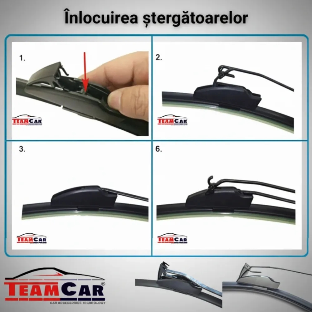 Stergatoare OPEL Zafira (1999–2005) TeamCar® Flat – Set fata