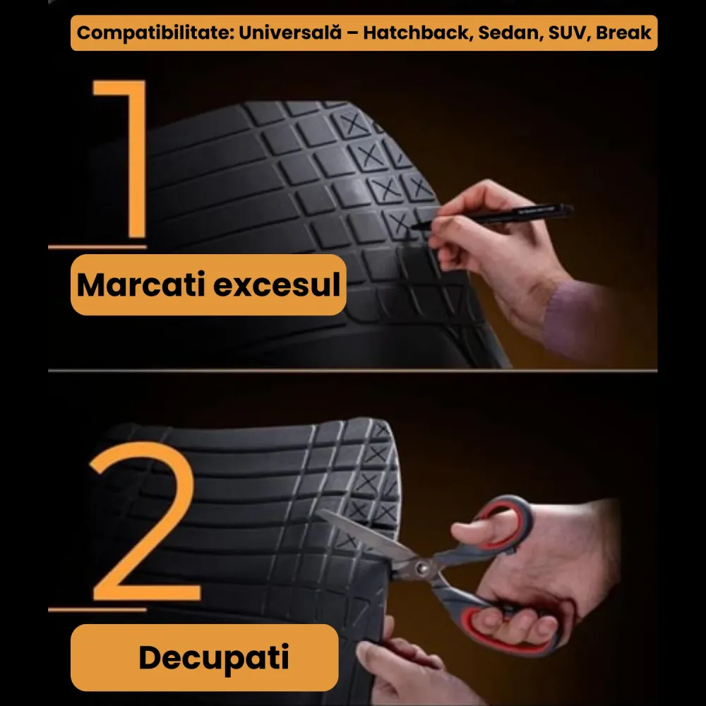 Subaru XV Covorase Tip Tavita Compatibile (2011–2017) Blue