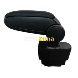 Suport de braț nou, bară pentru mașă pentru Opel Opel Corsa Corsa D 2006 - 2014 cu capac din piele neagră de lux, piele ec...