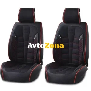 Tapițerie universală de lux din piele și pânză / Huse pentru scaune față