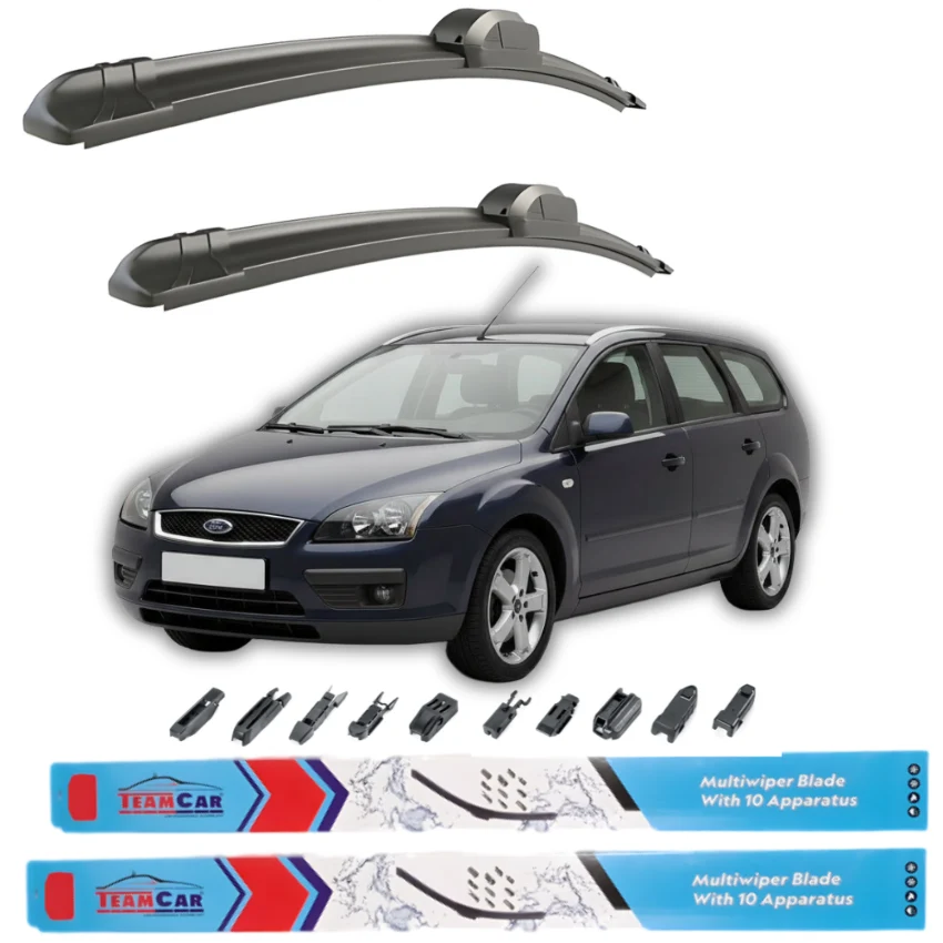 Ștergătoare Ford Focus II Turnier (2004–2008) TeamCar® – Set față