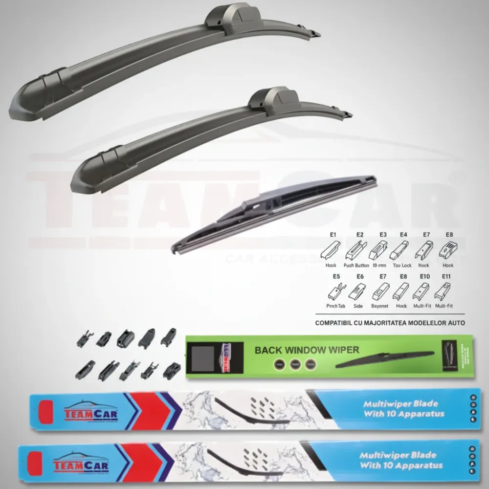 Ștergătoare Nissan X-Trail T32 FL 2017–2022 TeamCar® – Set Complet