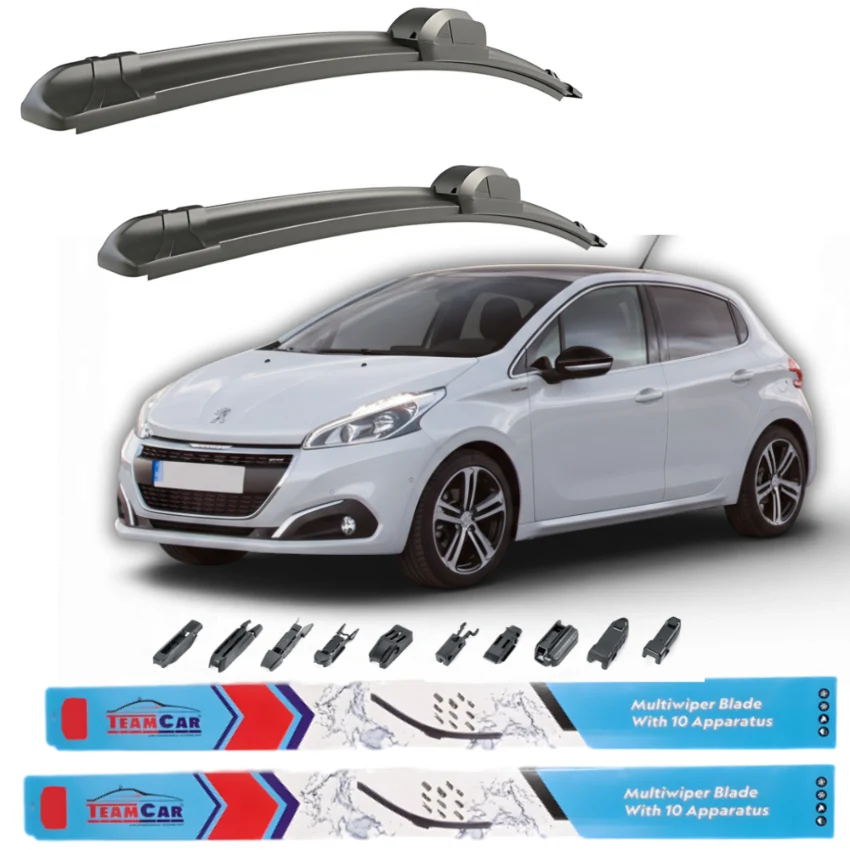 Ștergătoare Peugeot 208 I 5 usi (A9, 2012–2019) – Set față