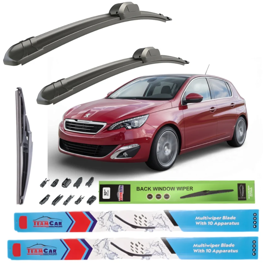 Ștergătoare Peugeot 308 II (2013–2017) TeamCar® – Set Complet