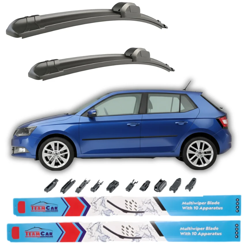 Ștergătoare Skoda Fabia III (2014–2021) TeamCar® – Set față