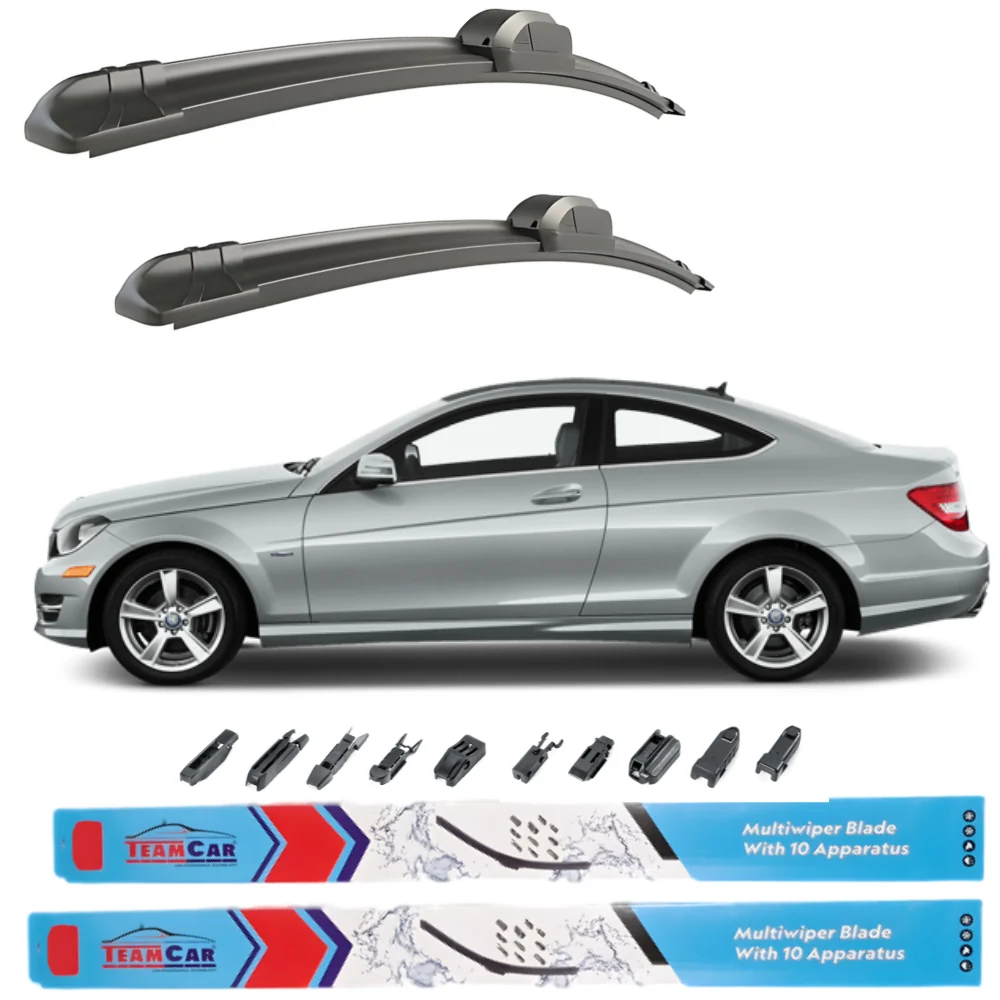 Ștergătoare TeamCar® Mercedes C-Class Coupé C204 (2007–2014) – Set față