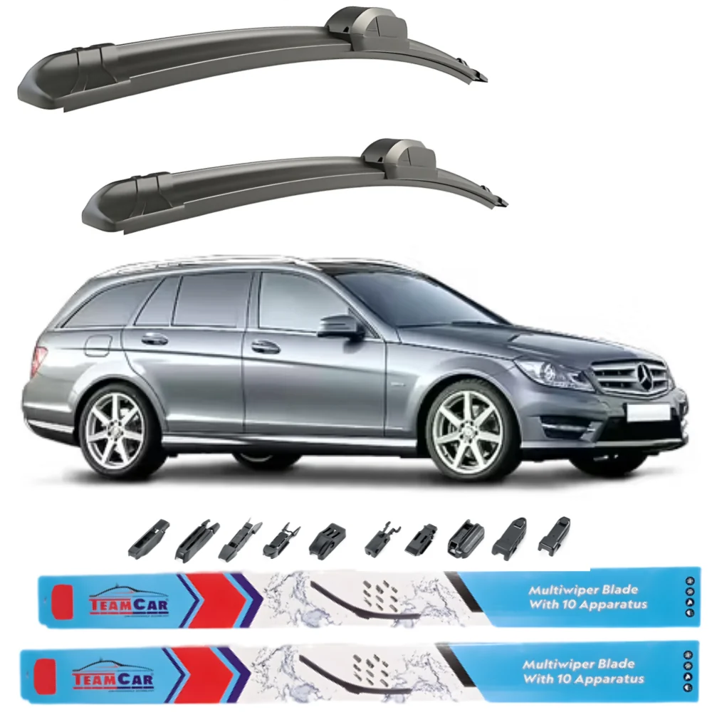 Ștergătoare TeamCar® Mercedes C-Class T-Model S204 (break 2007–2014) – Set față