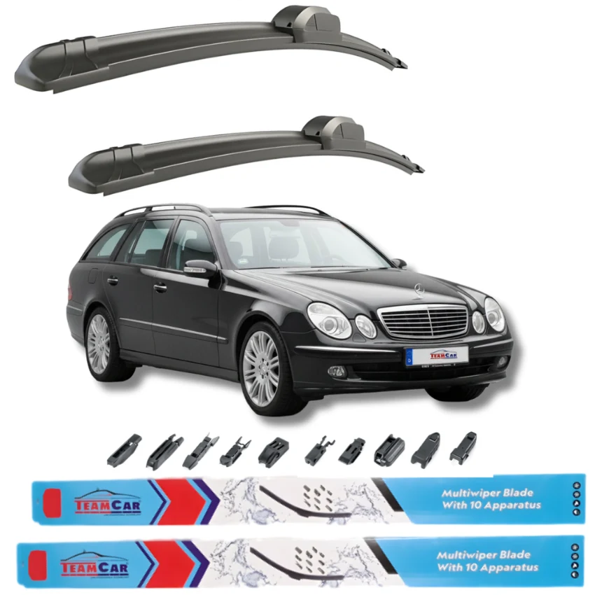Ștergătoare TeamCar® Mercedes E-Class T-Model (S211 2002–2009) – Set față