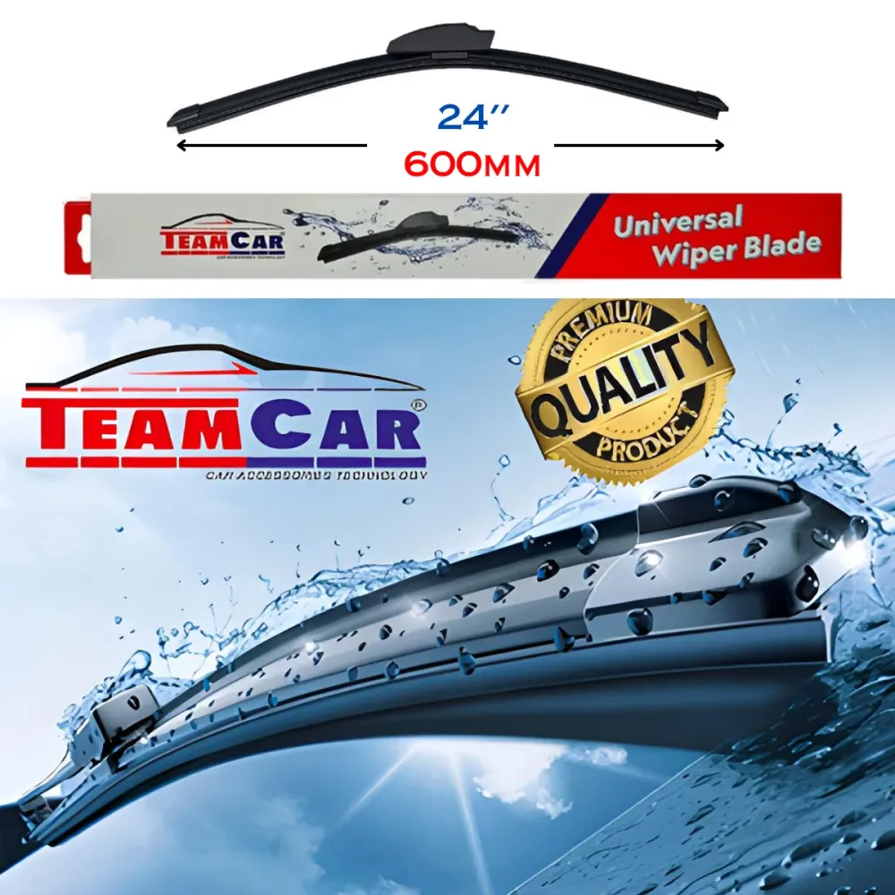Ștergător parbriz auto TeamCar® 24 inch (600 mm) – Universal, Silențios, Durabil