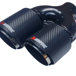 Vârf de evacuare dublu Akrapovic - Carbon (2x90mm)